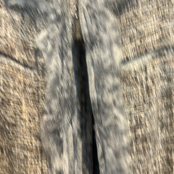 Elie Tahari Cotton/Viscose Tweed Silver Grey Cropped Blazer Jacket - Picture 4 of 14